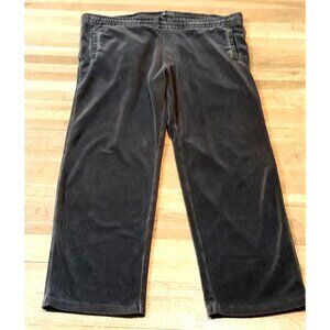 Vtg Mens Pierre Cardin Y2K Velour Comfy Casual Lounge Jogger Size Large Pants